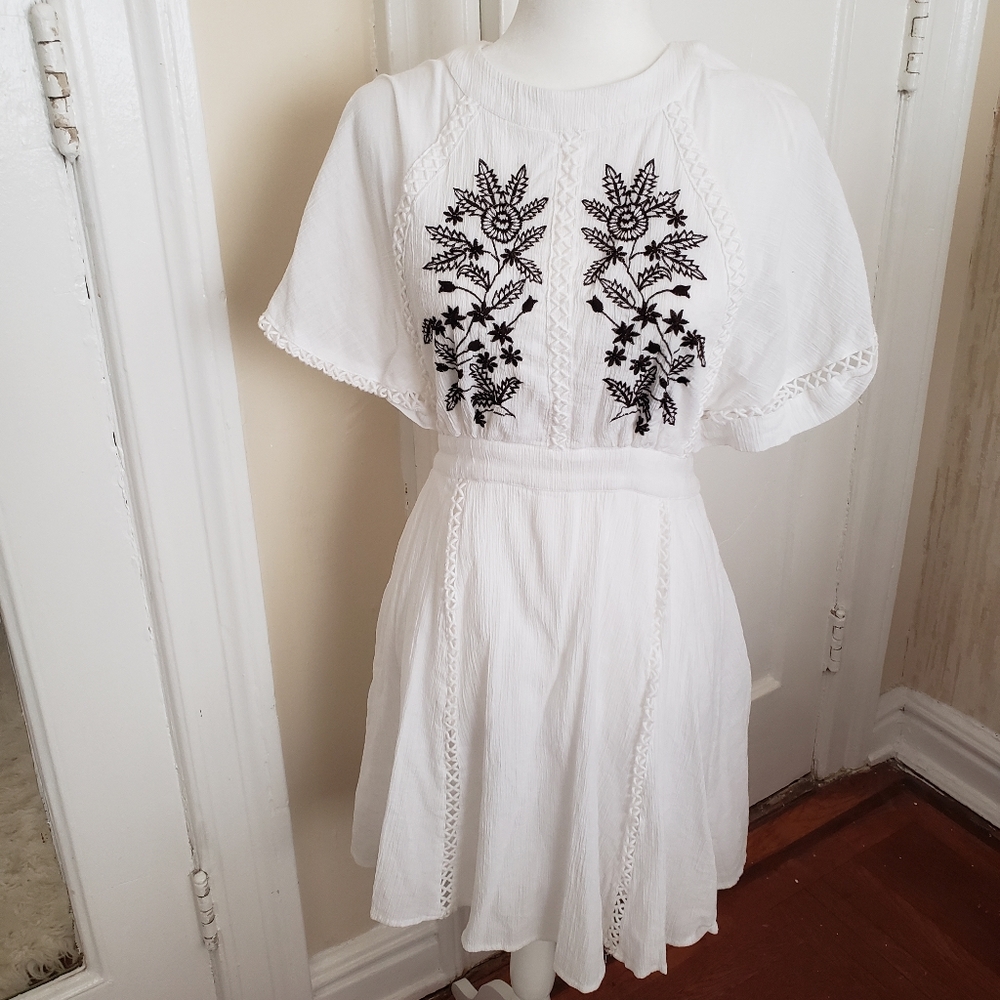 White Nanette lepore dress.